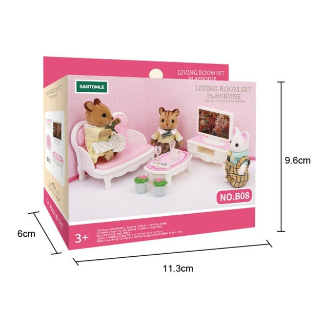 Miniature Model Kitchen Scene Play House Toy