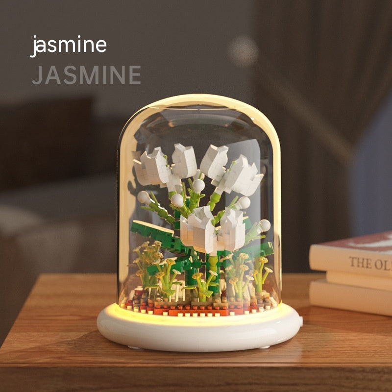 Sunflower Rose Succulent Assembled Toy