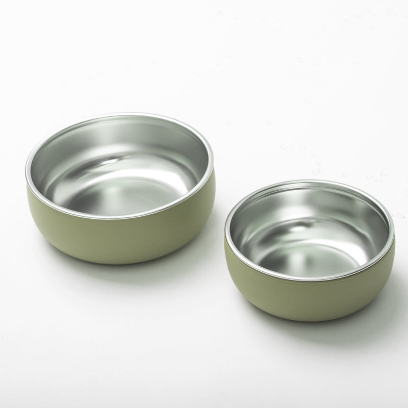 Set d'alimentation pour bébé en acier inoxydable et silicone, bol à ventouse, fourchette et cuillère pour bébé