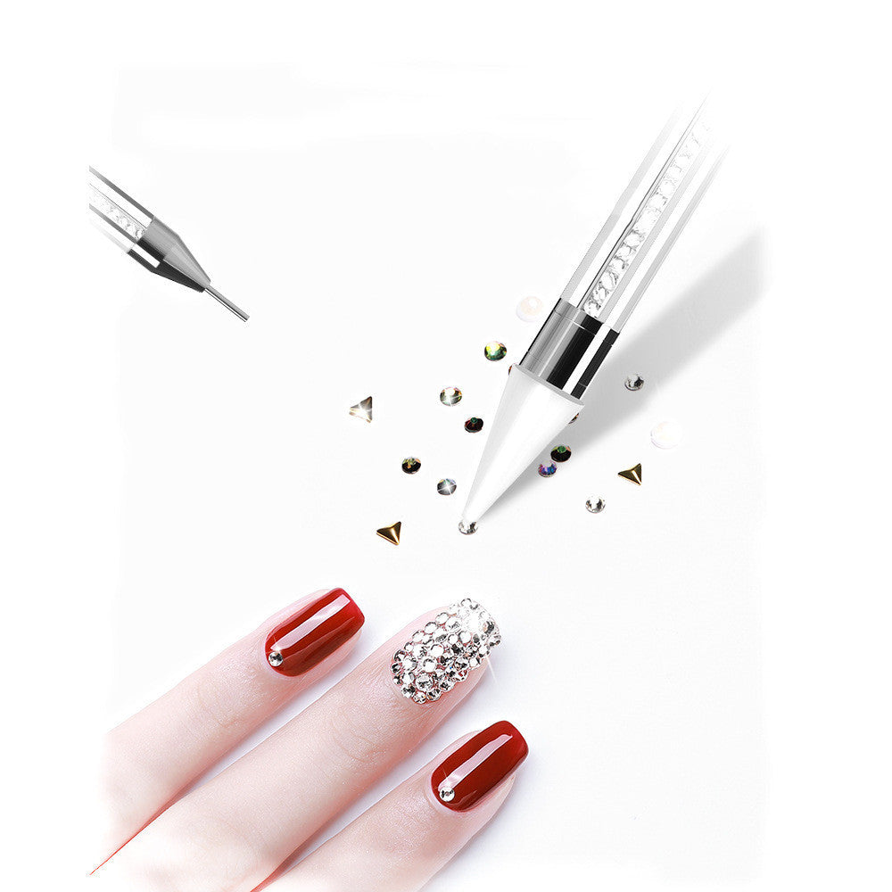Ensemble de bijoux de 21 grilles, strass en verre à fond plat pour nail art