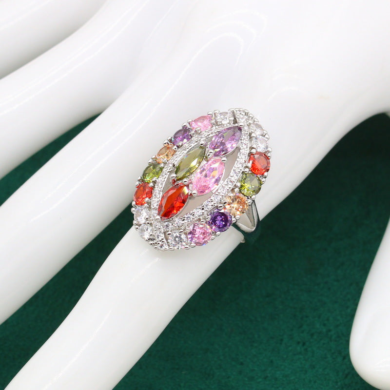 European And American Fashion Ring Ornament Suit