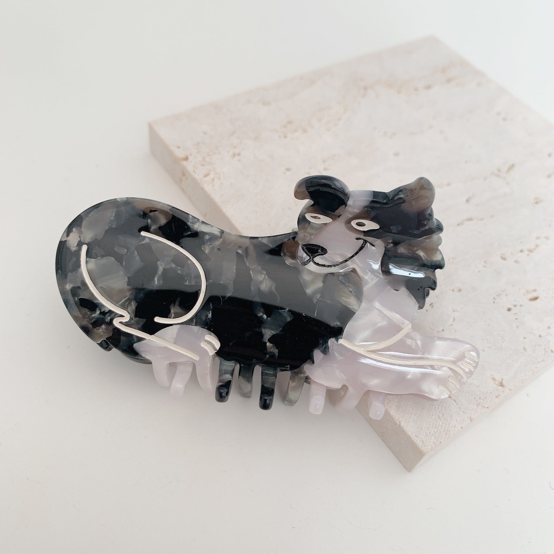 Women's Acetate Hairpin French Shark Clip