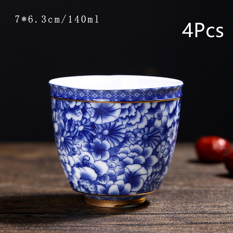 Dessous de verre en céramique chinoise vintage pour service à thé