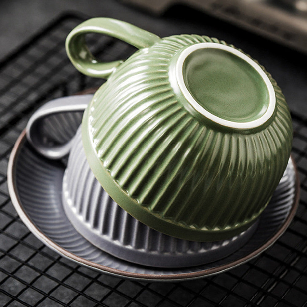 Service de tasses à café en céramique vintage