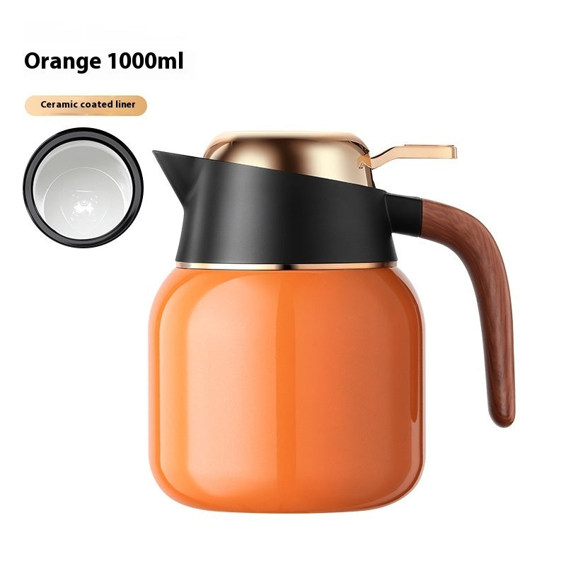 Insulation Pot Office Home Braised Teapot Ceramic Coating Tea Water Separation