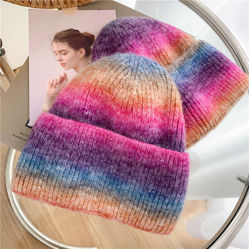 Bonnet tricoté pour femme au toucher agréable pour l'hiver