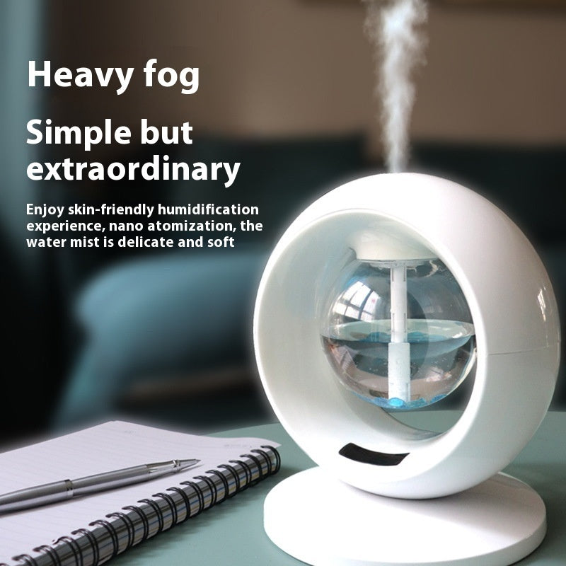 Heavy Fog Clock Humidifier Colorful Night Lamp