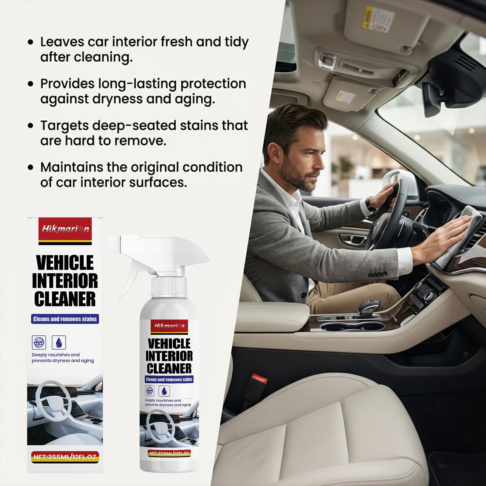 Nettoyant pour l'intérieur de voiture