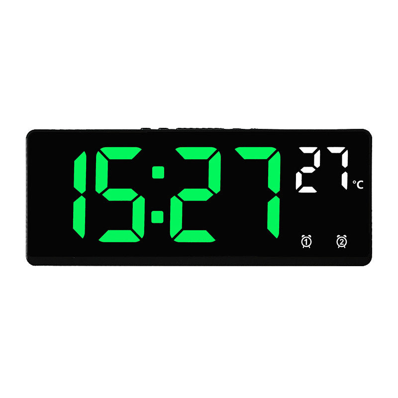 Horloge électronique multifonction créative Horloge simple grand écran Alarme multi-groupes