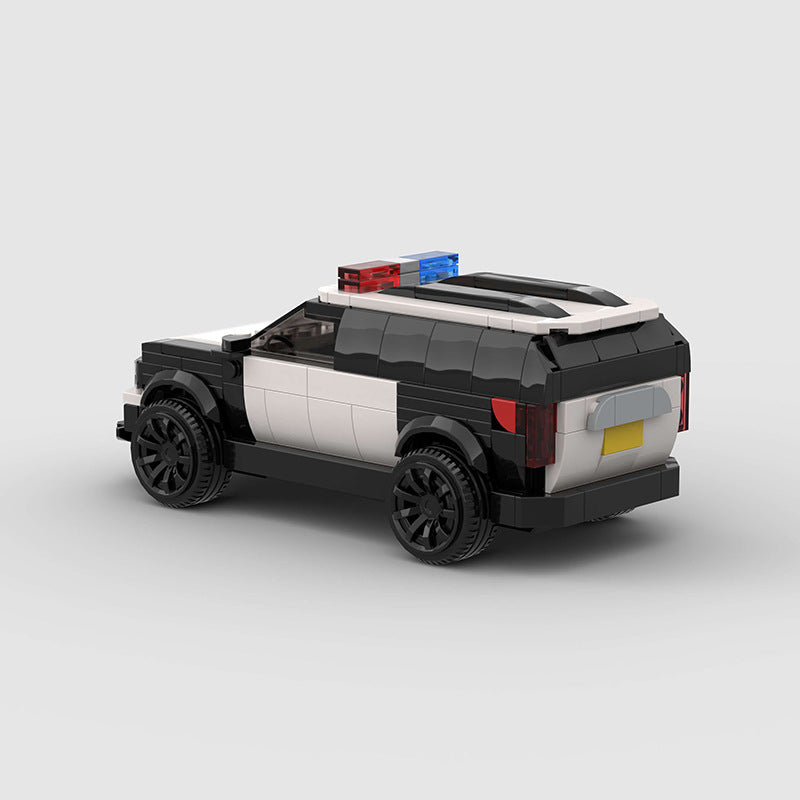 Small Particle SUV City Explorer Police Car Moc Educational Education Assembled Building Blocks Toys