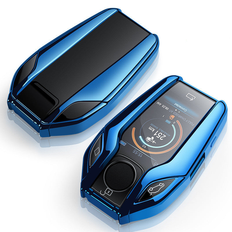 LCD Car Key Case Protective Sleeve