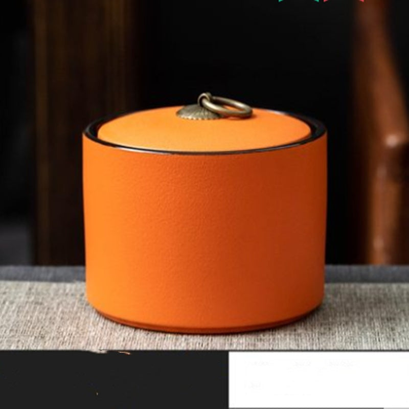 Cendrier en poterie noire brute, créatif, pour salon, bureau de luxe léger