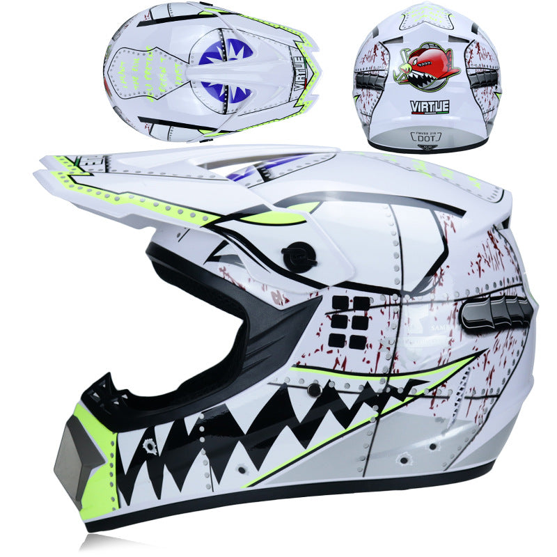 Casque Tout-Terrain Moto Petit Casque Tout-Terrain