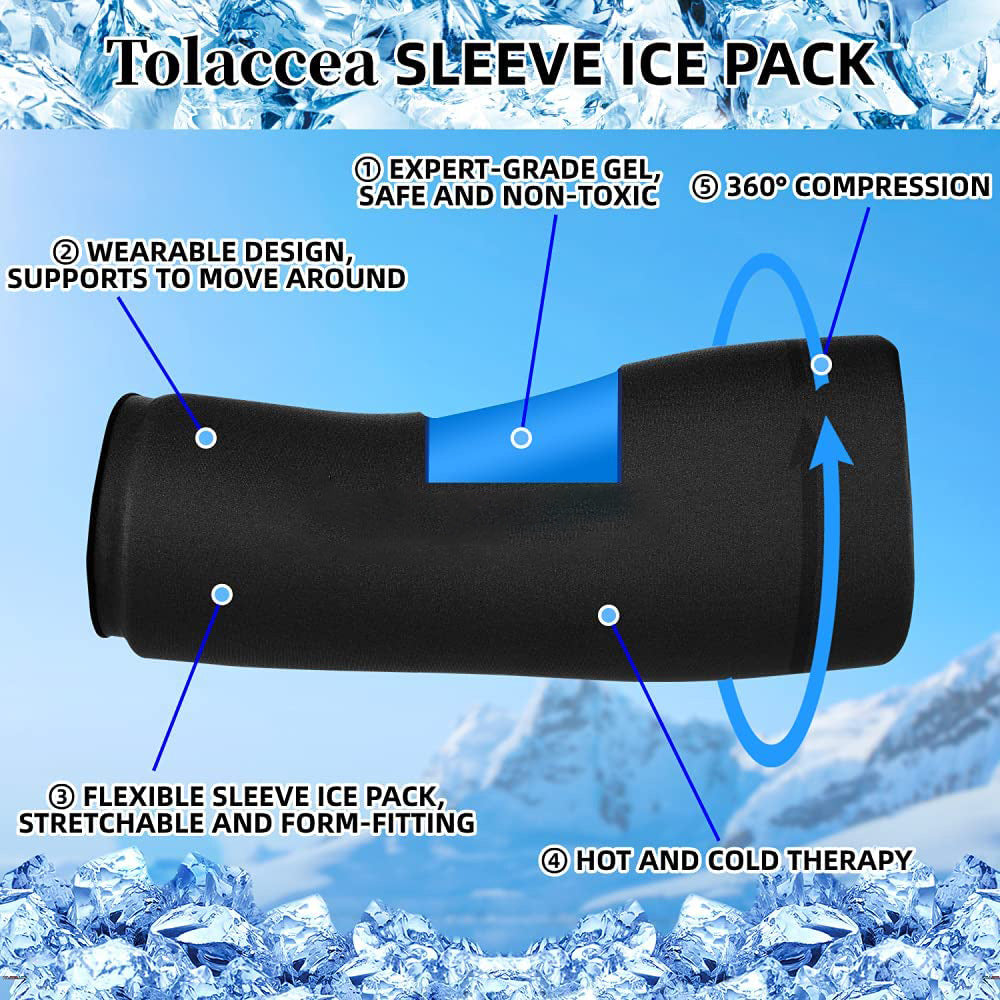 Knee Elbow Gel Cold Compress Protective Gear Wrist Ice Sleeve