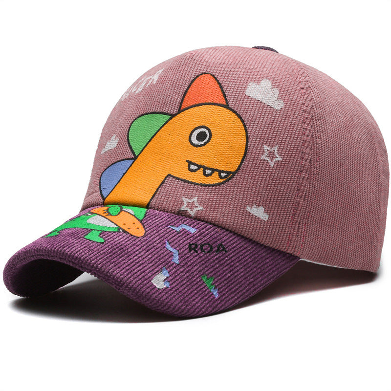 Little Dinosaur Children's Baseball Cap Cute Cartoon Color Matching