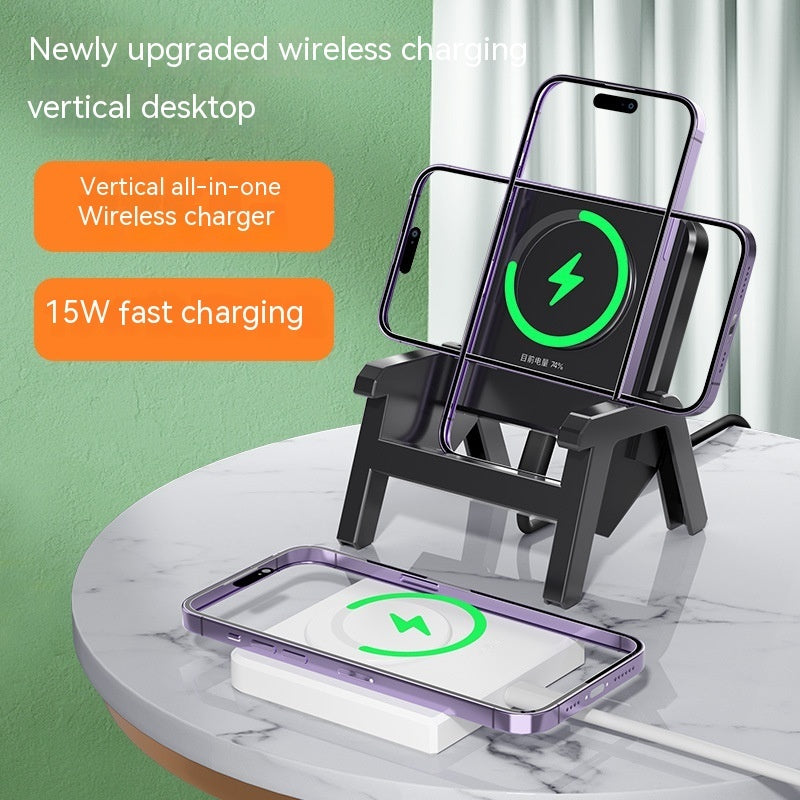Support Enceinte Petite Chaise Chargeur Sans Fil