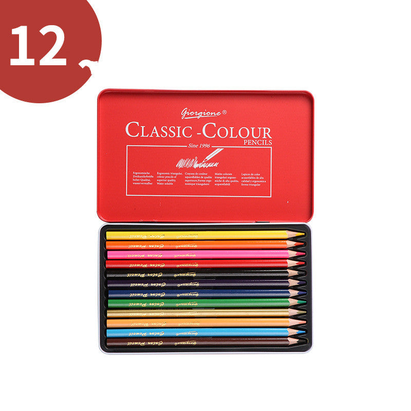 Oil Color Pencil Set Color Triangle Painting