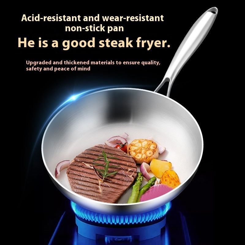 316 Stainless Steel Pan Foldable Handle