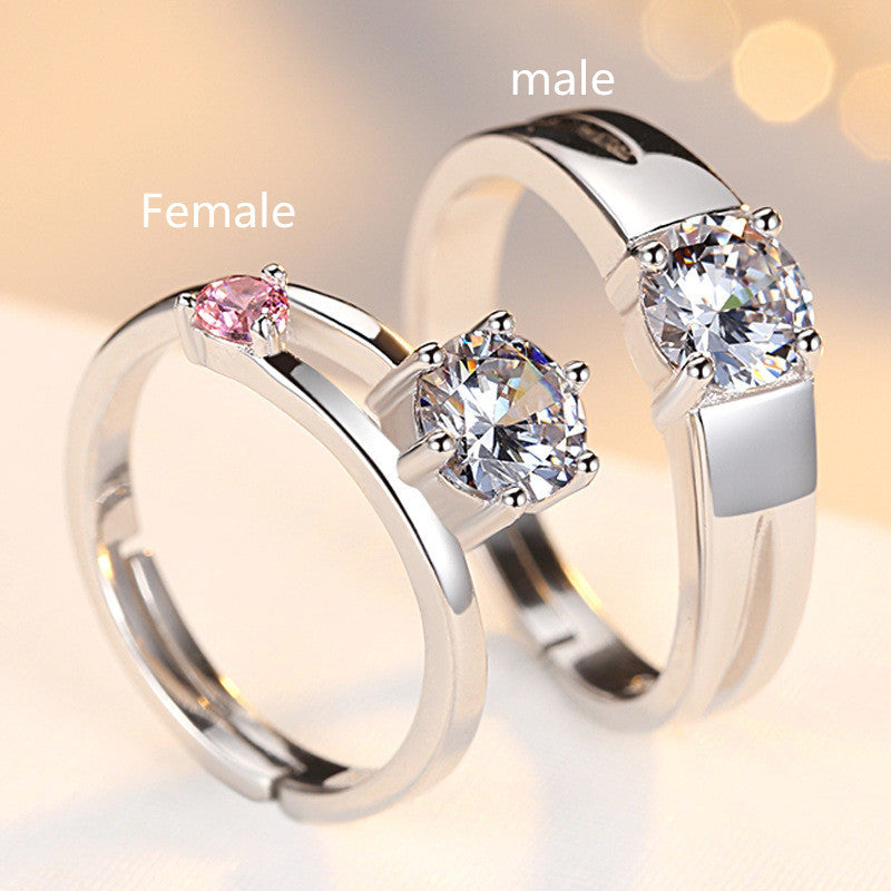 Sterling Silver Jewelry Sterling Silver Ring Ring Sterling Silver Fashion Couple Ring