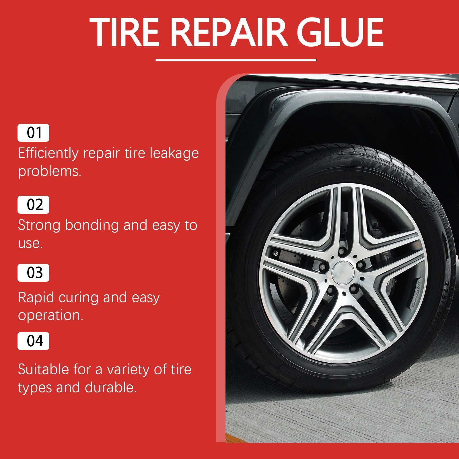 Scratch Crack Tire Side Soft Filling Tire Repair Glue