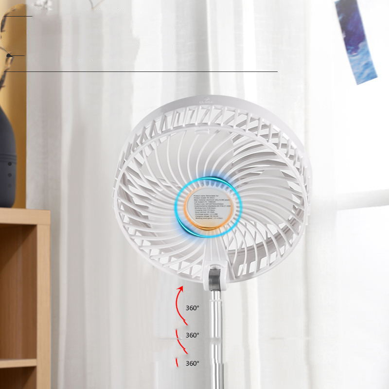 Ventilateur Télescopique Pliable Mini Silencieux Et Portable Usb Pour Dortoir