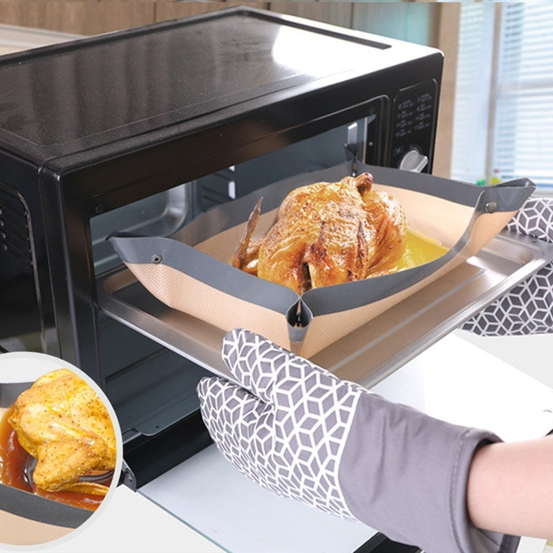 Alfombrilla de fibra gruesa para hornear, almohadilla de gel de sílice, herramienta para hornear