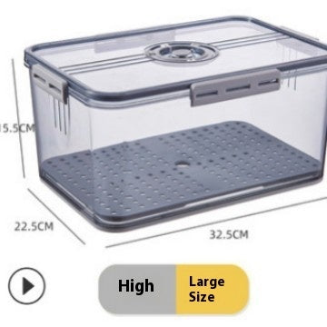 Refrigerator Storage Box Plastic Kitchen Finishing Crisper