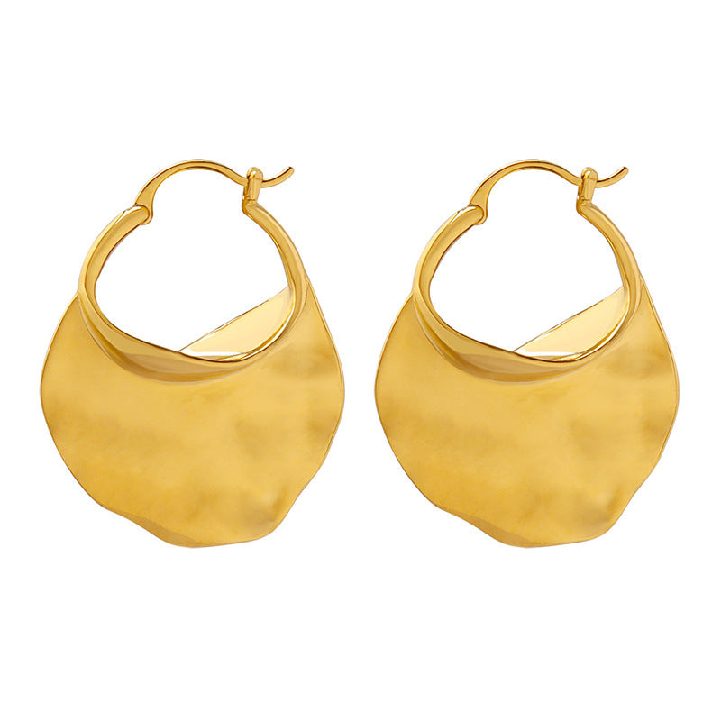 Sac à main gaufré design fait main en cuivre Boucles d'oreilles personnalisées Femme