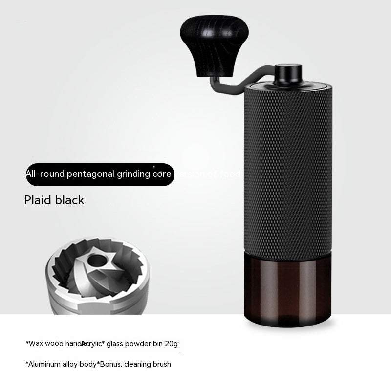 Hand-cranked CNC Stainless Steel Grinding Core Coffee Bean Grinder Coffee Machine