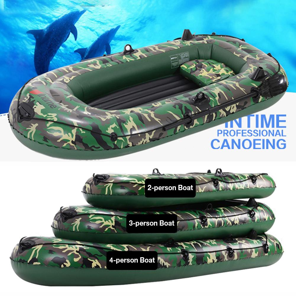 Bateau de pêche gonflable, kayak épaissi, bateau gonflable portable pliable