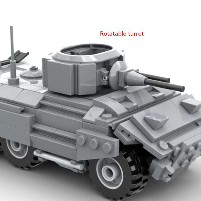 Jouet pour garçon avec tourelle rotative et modèle assemblé