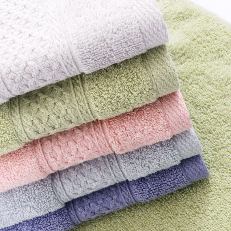 Lot de six serviettes de bain en pur coton