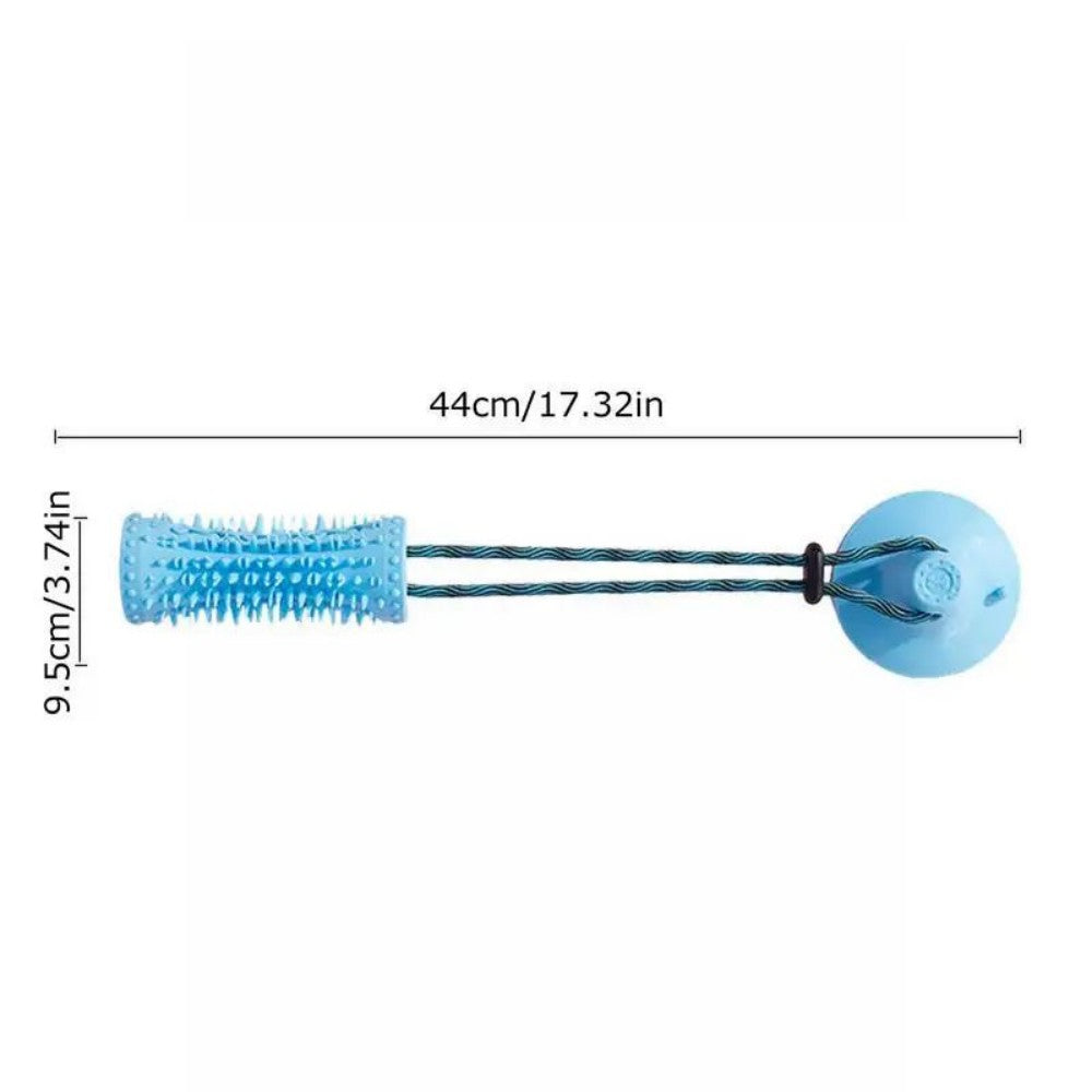 Jouets à mâcher pour chiens, balles pour mâcheurs agressifs, jouet interactif pour chiens, distributeur de friandises, jouet à tirer à ventouse pour le nettoyage des dents des chiens