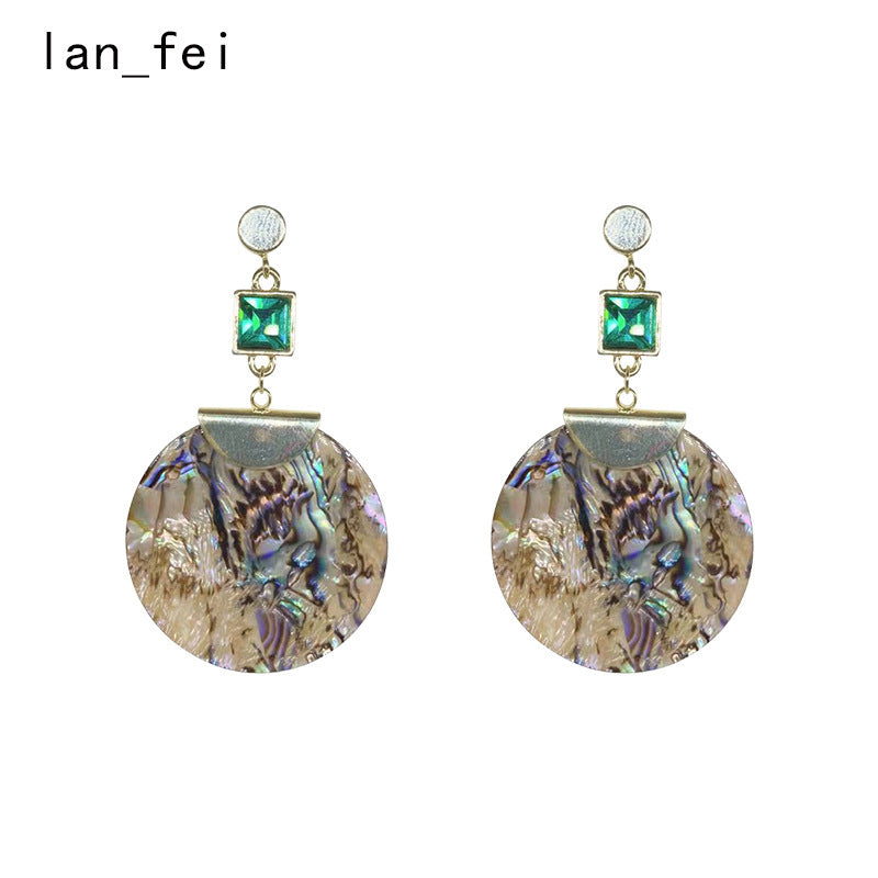 Cross-border European And American Fashion Western Style Big Earrings Women