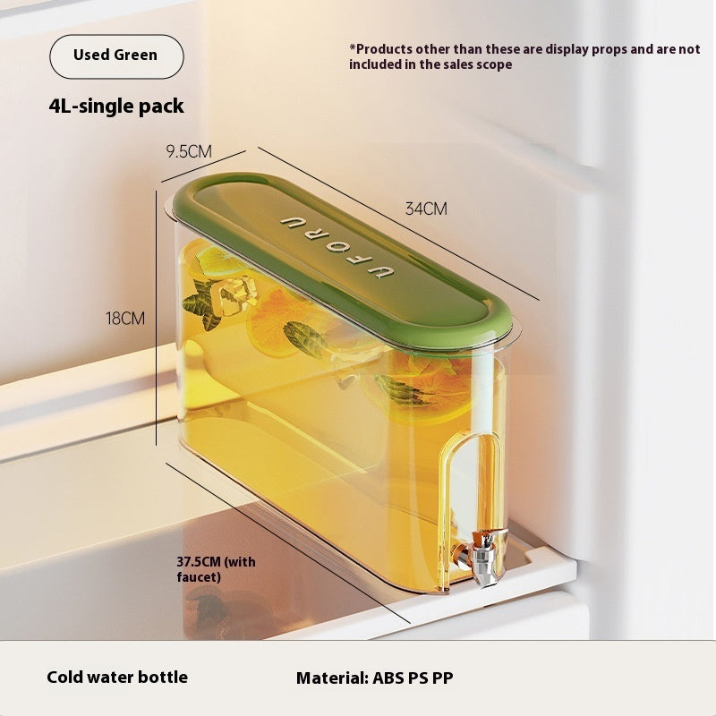 Household Refrigerator With Faucet Large Capacity Gap Cold Kettle