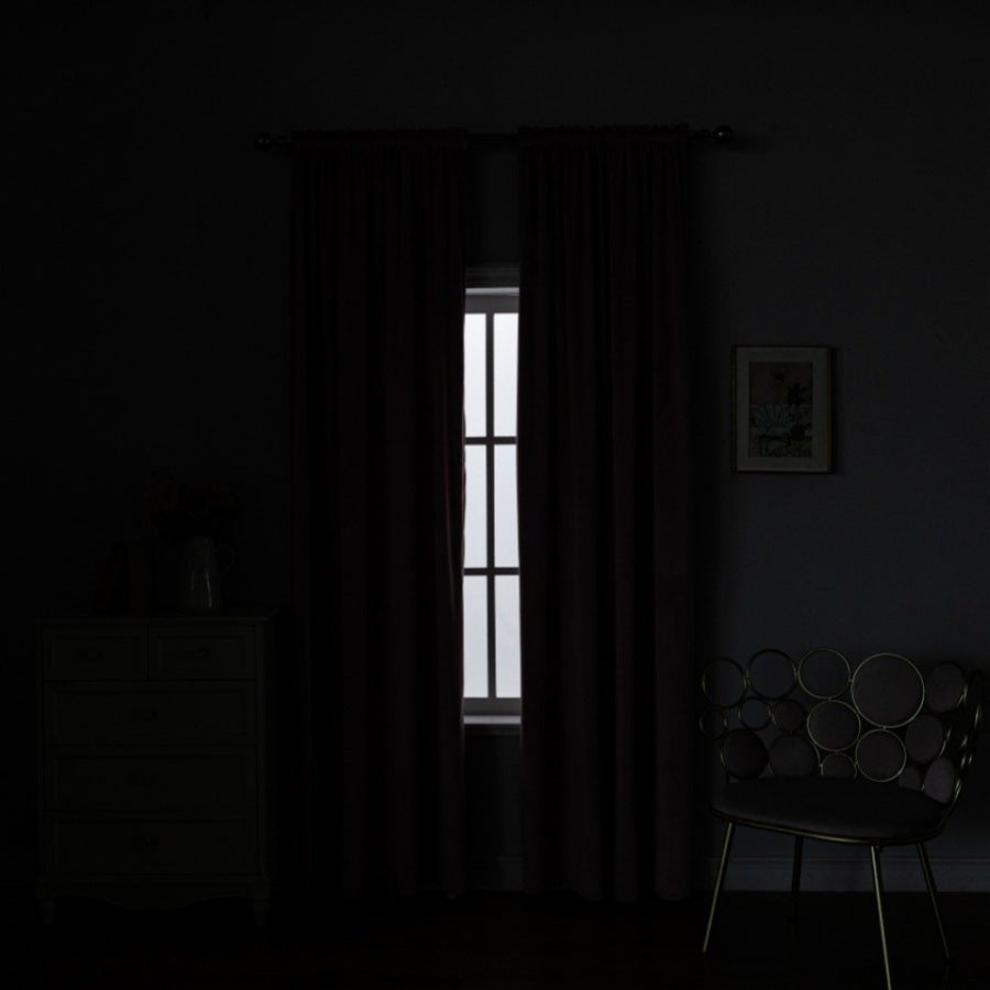 Rideau Occultant Luxe Velours Doux Confortable Décoration Maison