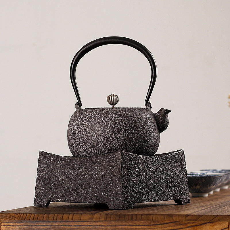 Sand Iron Uncoated Teapot Home Office Leisure