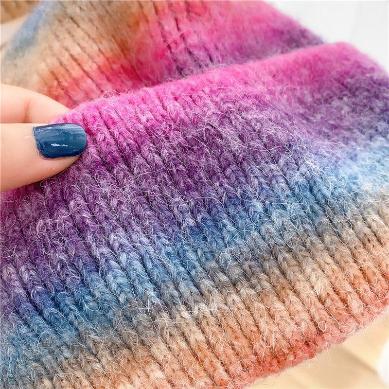 Bonnet tricoté pour femme au toucher agréable pour l'hiver