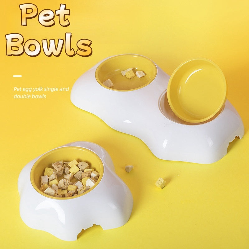 Gamelles doubles pour chiens Gamelles d'eau et de nourriture pour animaux de compagnie empêchant le renversement Gamelles pour chiots Accessoires pour animaux de compagnie Produit pour animaux de compagnie