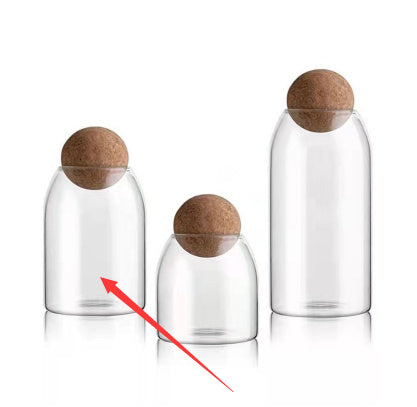 Ball Cork Glass Jar Tea Seal