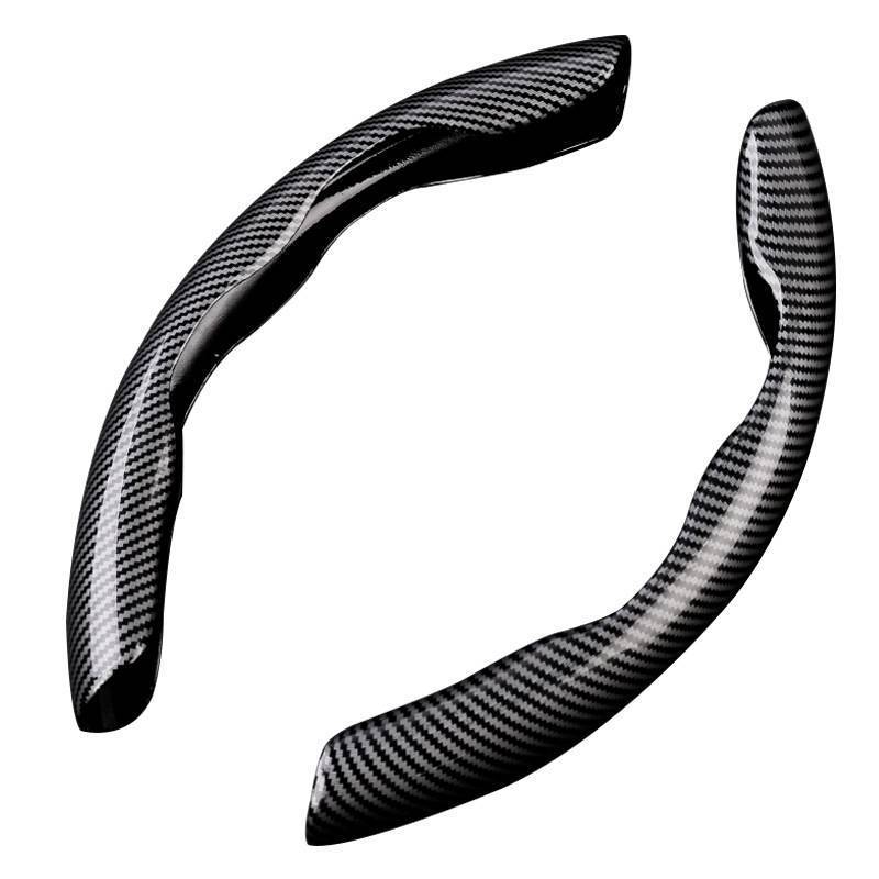 Car Steering Wheel Cover Four Seasons Unisex Sports Carbon Fiber Pattern Ultra-thin Non-slip Power Car Handle Card Cover