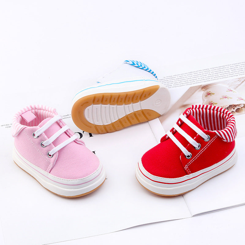 Solid Color Baby Soft-soled Toddler Shoes