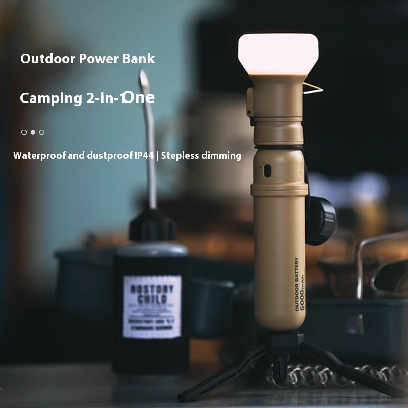 Lampe d'éclairage extérieur pour ambiance de camping sauvage