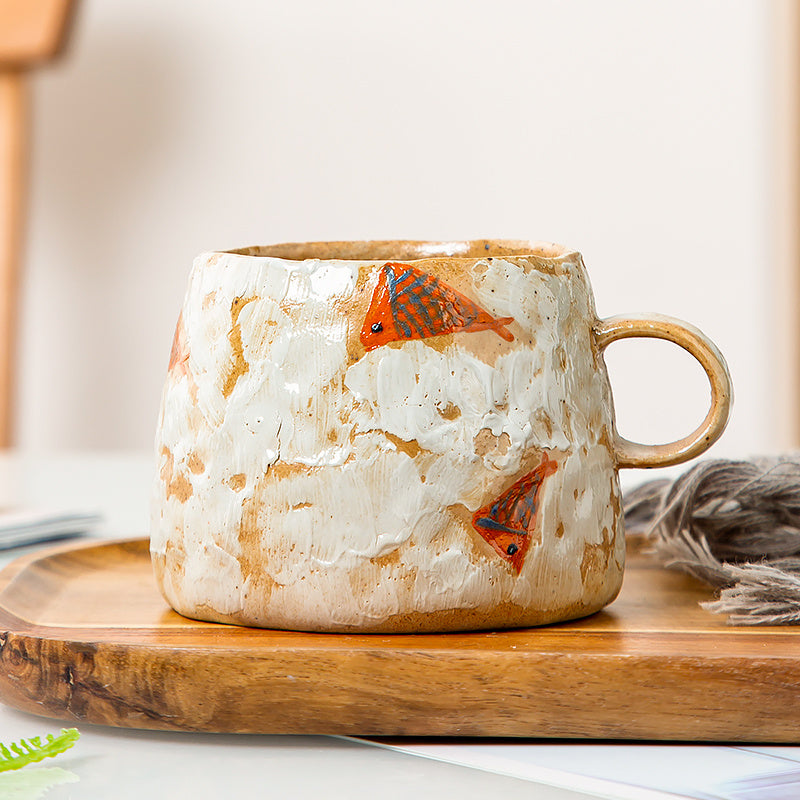 Creative Handmade Ceramic Retro Coffee Cup