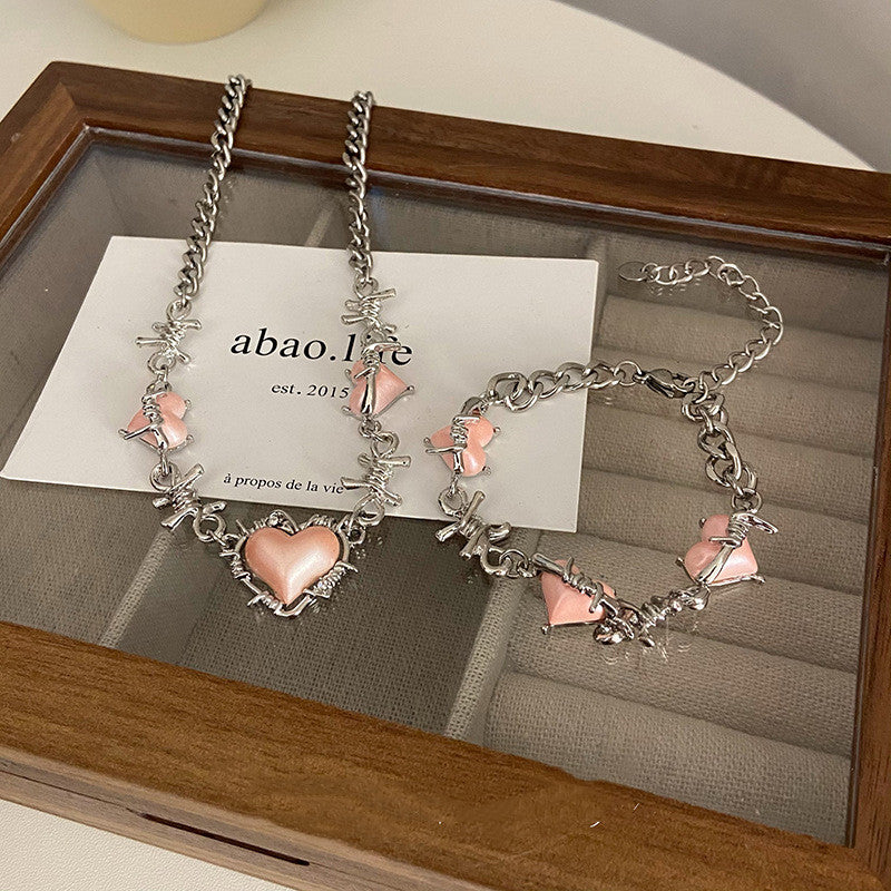 Personality Thorns Confession Balloon Love Necklace