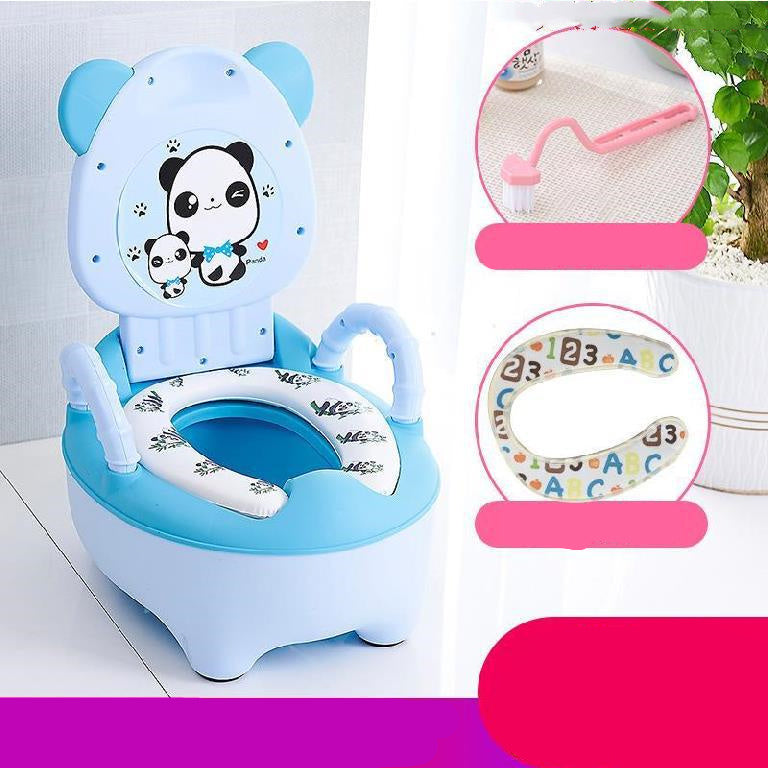 Male Baby Sits On A Toilet Special For Children''s Artifact