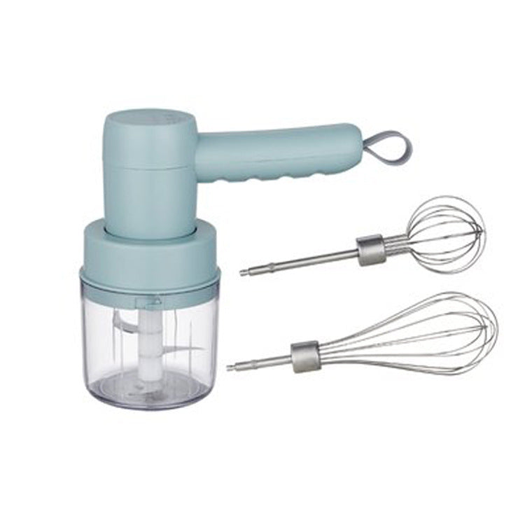 Fouet à œufs électrique sans fil trois-en-un, nouvel outil de cuisson portatif pour la cuisine