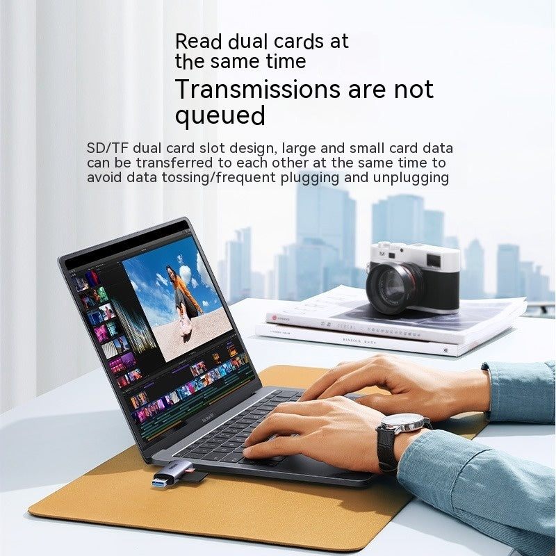 Card Reader Usb30 High-speed Multi-function In One