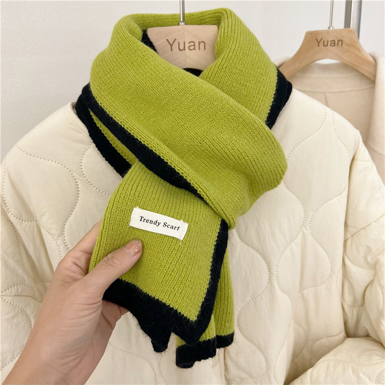 Women's Winter Collar With A Warm Soft Little Scarf