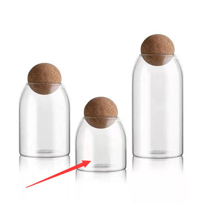 Ball Cork Glass Jar Tea Seal